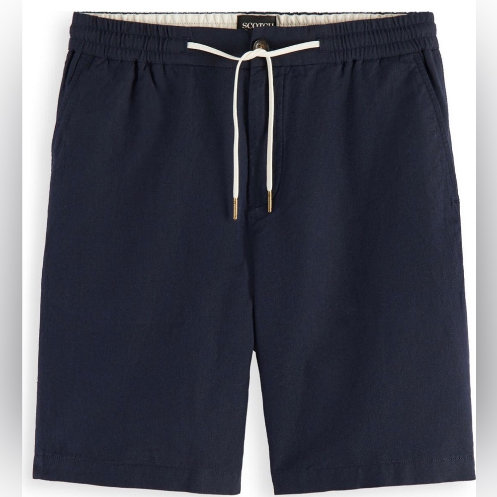 Scotch and Soda Fave Organic Cotton & Linen Shorts